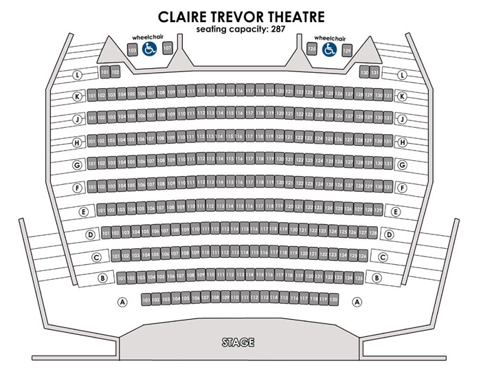 Claire Trevor Theare Seating Plan